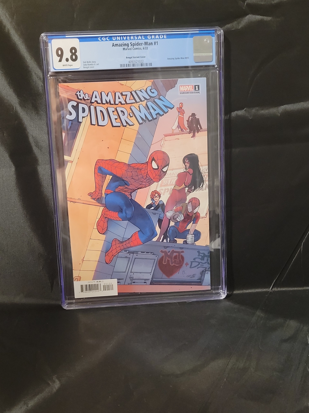 The Amazing Spider-Man #1 Bangal Variant Marvel Comics GCG 9.8 Fresh Slab